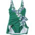 Women's Petite Side Tie Mini Swim Dress Swimsuit, alternative image