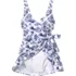Women's Side Tie Mini Swim Dress Swimsuit, alternative image