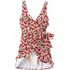 Women's Side Tie Mini Swim Dress Swimsuit, alternative image