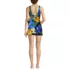Women's Side Tie Mini Swim Dress Swimsuit, Back