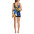 Women's Side Tie Mini Swim Dress Swimsuit, Back