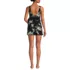 Women's Side Tie Mini Swim Dress Swimsuit, Back