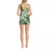 Women's Side Tie Mini Swim Dress Swimsuit, Back
