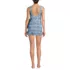Women's Side Tie Mini Swim Dress Swimsuit, Back