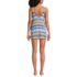 Women's Side Tie Mini Swim Dress Swimsuit, Back