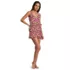Women's Side Tie Mini Swim Dress Swimsuit, Front