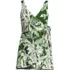 Women's Side Tie Mini Swim Dress Swimsuit, Front