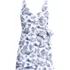 Women's Side Tie Mini Swim Dress Swimsuit, Front