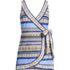 Women's Side Tie Mini Swim Dress Swimsuit, Front