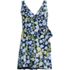 Women's Side Tie Mini Swim Dress Swimsuit, Front
