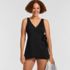 Women's Mastectomy Long Side Tie Mini Swim Dress Swimsuit, alternative image