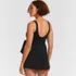 Women's Mastectomy Long Side Tie Mini Swim Dress Swimsuit, Back