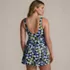 Women's Side Tie Mini Swim Dress Swimsuit, Back