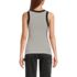 Women's Drapey Rib Fitted Tank Top, Back