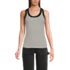 Women's Drapey Rib Fitted Tank Top, Front