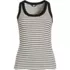 Women's Plus Size Drapey Rib Fitted Tank Top, Front