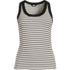 Women's Drapey Rib Fitted Tank Top, Front
