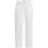 Women's Soft Denim Mid Rise Relaxed Straight Crop Jeans, Front