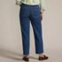 Women's Soft Denim Mid Rise Relaxed Straight Crop Jeans, Back