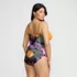 Women's Plus Size O-Ring Monokini One Piece Swimsuit, Back
