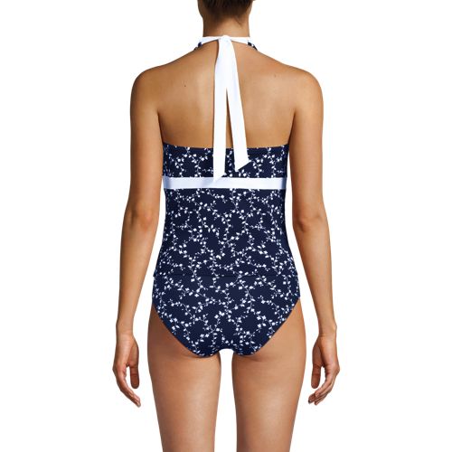 Women's V-Neck Halter Tankini Top - image 3