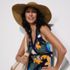 Women's Petite V-Neck Halter Tankini Top, alternative image