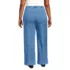 Women's Plus Size Soft Denim High Rise Wide Leg Utility Jeans, Back
