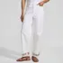 Women's Denim High Rise Barrel Leg Ankle Jeans, Front