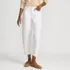 Women's Denim High Rise Barrel Leg Ankle Jeans, Front
