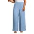 Women's Plus Size Linen High Rise Palazzo Pants - Set Bottom, Front