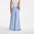 Women's Plus Size Linen High Rise Palazzo Pants - Set Bottom, Back
