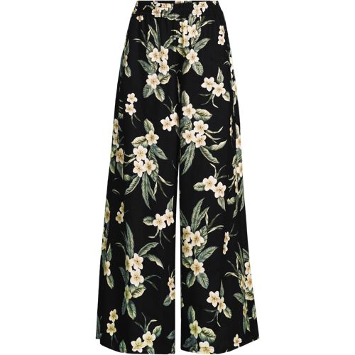 Women's Linen High Rise Palazzo Pants - Set Bottom, Front
