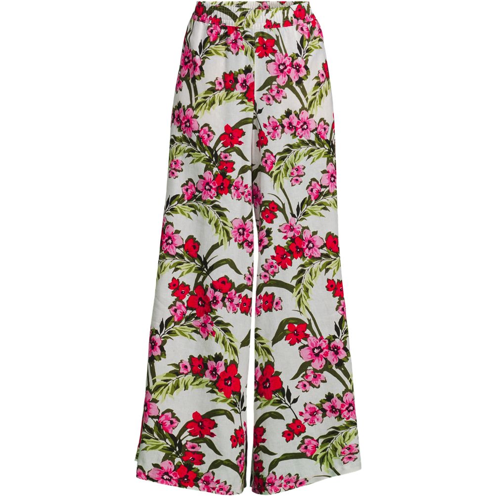 ladies linen dress pants Women's Pant Featuring an elasticated waistband for easy wear Women's Tall Linen High Rise
