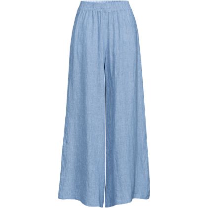 Women's Linen High Rise Palazzo Pants - Set Bottom - image 1
