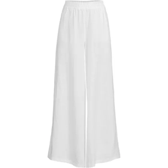 Women's Plus Size Linen High Rise Palazzo Pants - Set Bottom - primary