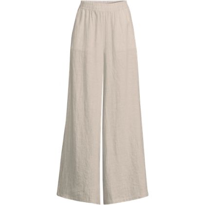 Women's Linen High Rise Palazzo Pants - Set Bottom - primary