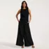 Women's Linen High Rise Palazzo Pants - Set Bottom, alternative image