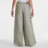 Women's Linen High Rise Palazzo Pants - Set Bottom, Back
