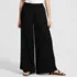 Women's Linen High Rise Palazzo Pants - Set Bottom, Front