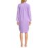 Women's Cotton Poplin Long Sleeve Sleepshirt Nightgown, Back