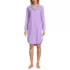 Women's Cotton Poplin Long Sleeve Sleepshirt Nightgown, Front