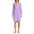 Women's Cotton Poplin Long Sleeve Sleepshirt Nightgown, Front