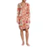 Women's Cotton Poplin Long Sleeve Sleepshirt Nightgown, Front