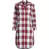 Women's Cotton Poplin Long Sleeve Sleepshirt Nightgown, Front