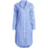 Women's Cotton Poplin Long Sleeve Sleepshirt Nightgown, Front