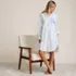 Women's Cotton Poplin Long Sleeve Sleepshirt Nightgown, alternative image