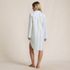 Women's Cotton Poplin Long Sleeve Sleepshirt Nightgown, Back