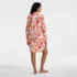Women's Cotton Poplin Long Sleeve Sleepshirt Nightgown, Back