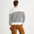 Men's Drifter Button Up Crewneck Sweater, Back