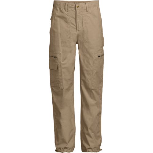  Lands' End Cargohose In Ripstop-webung, Herren, Größe:l 71 Regular, Braun, By Lands' End 